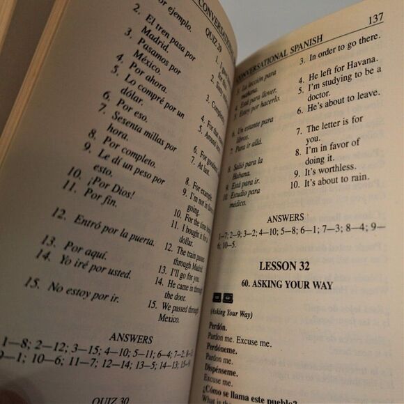 Conversational Spanish  A Complete Course in Everyday Spanish 1985 Paperback - Picture 9 of 11